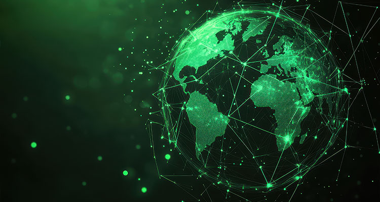 Save to Library Download Preview Preview Crop Find Similar File #: 1041912080 Map of the planet. Global social network. Future. Vector.Green futuristic background with planet Earth. Internet and technology. Floating Green plexus geometric background