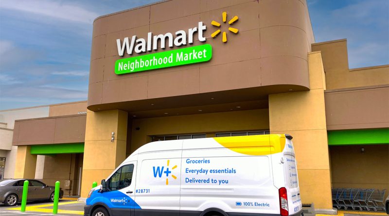 Walmart sustainable delivery van