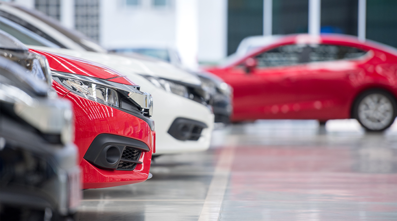 Vehicles in dealership