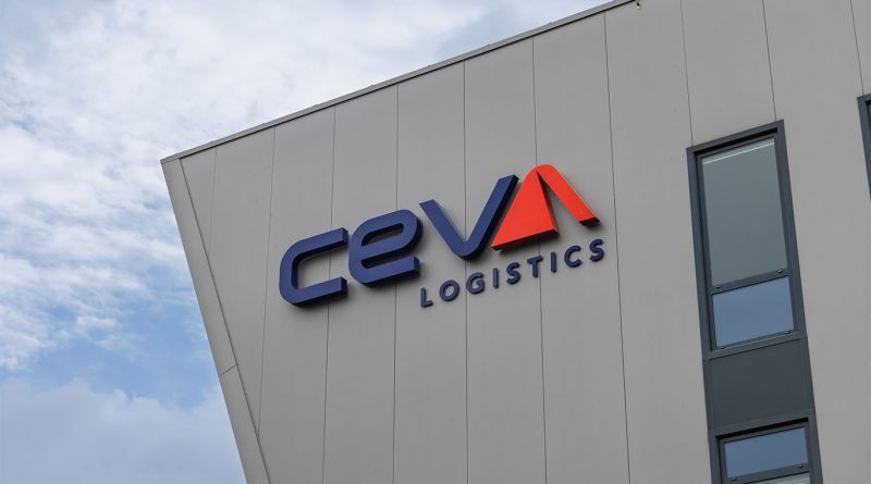 CEVA Logistics battery handling team at a secure European logistics hub for EV battery processing